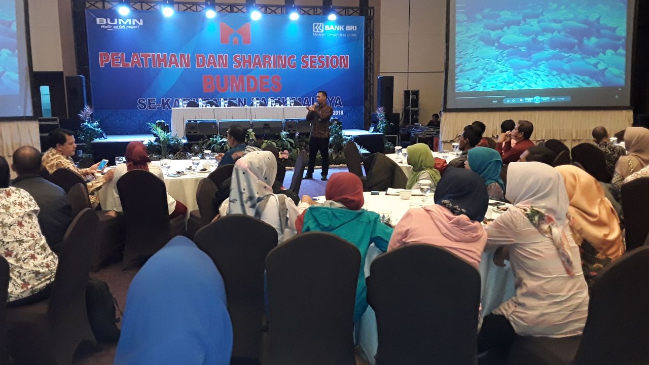PELATIHAN DAN SHARING SESSION BADAN USAHA MILIK DESA SE KABUPATEN TASIKMALAYA