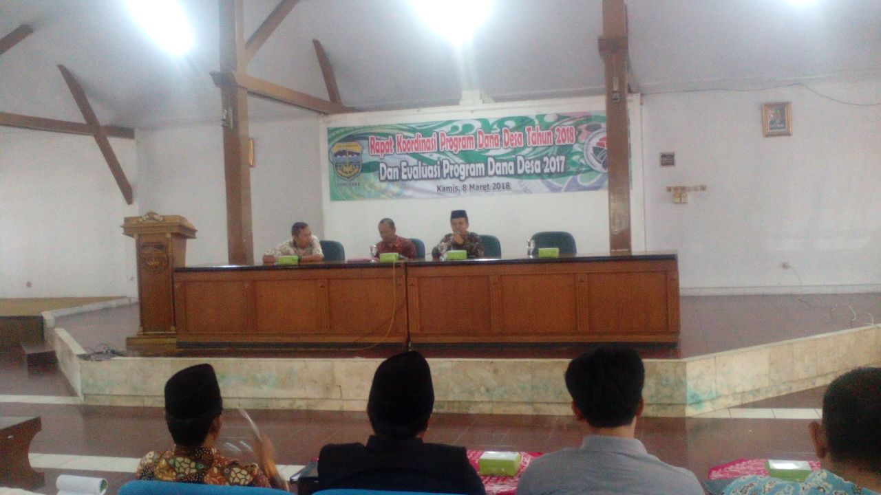RAKOR DANA DESA TAHUN 2018