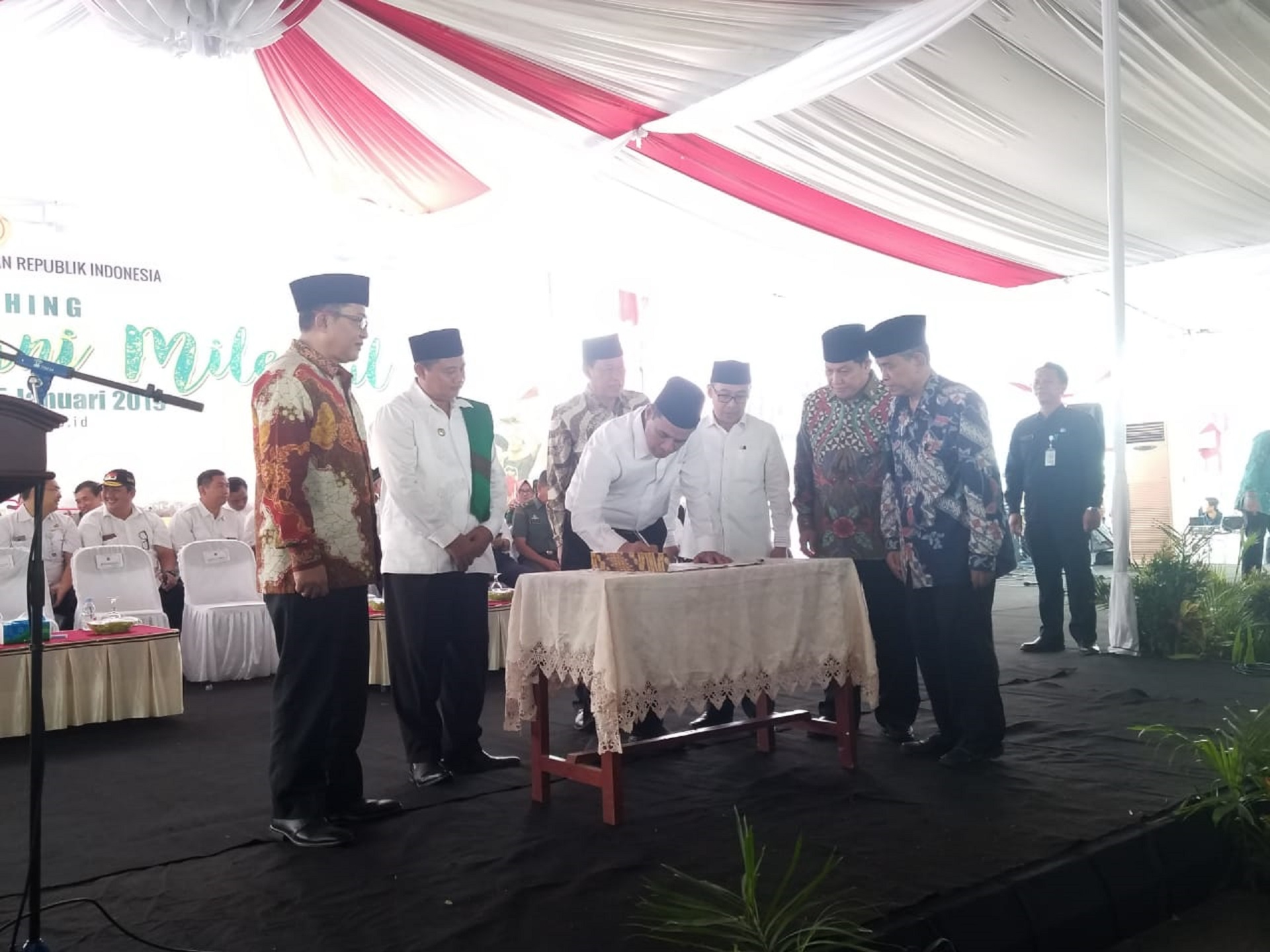 KABUPATEN TASIKMALAYA MENJADI TEMPAT LAUNCHING SANTRI TANI MILENIAL