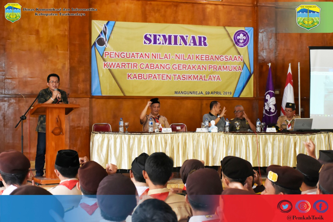 BUPATI TASIKMALAYA MENJADI KEYNOTE SPEECH SEMINAR PENGUATAN NILAI-NILAI KEBANGSAAN KWARTIR CABANG (KWARCAB)
