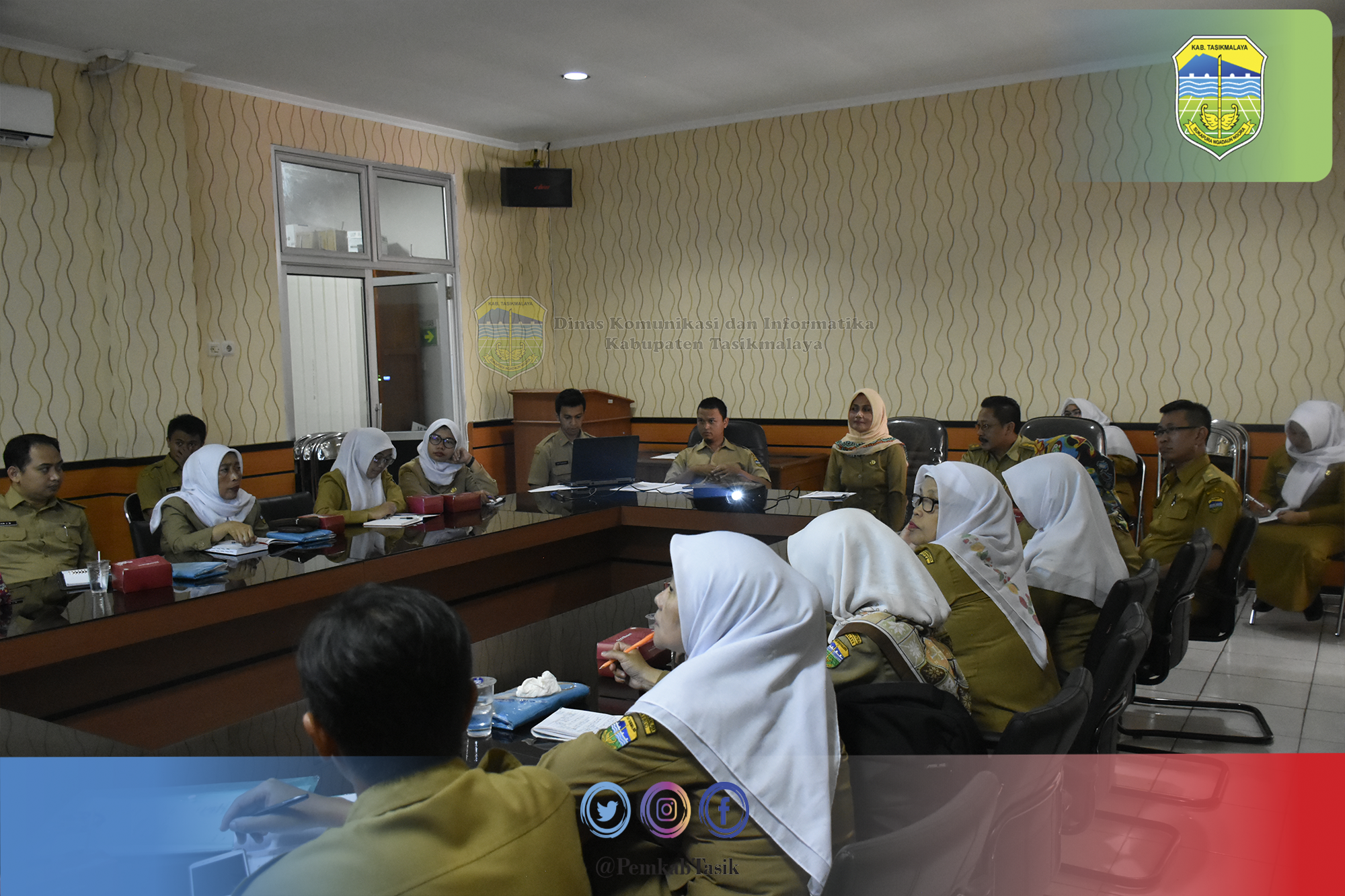 DINAS KOMUNIKASI DAN INFORMATIKA MENYELENGGARAKAN  SOSIALISASI LAPOR! SP4N