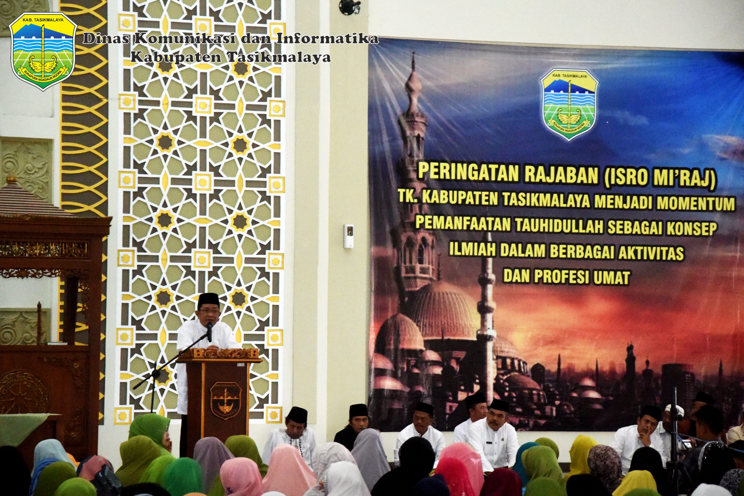 PERINGATAN ISRA DAN MI’RAJ NABI MUHAMMAD SAW  TINGKAT KABUPATEN TASIKMALAYA TAHUN 1440 H, BERLANGSUNG DENGAN KHIDMAT
