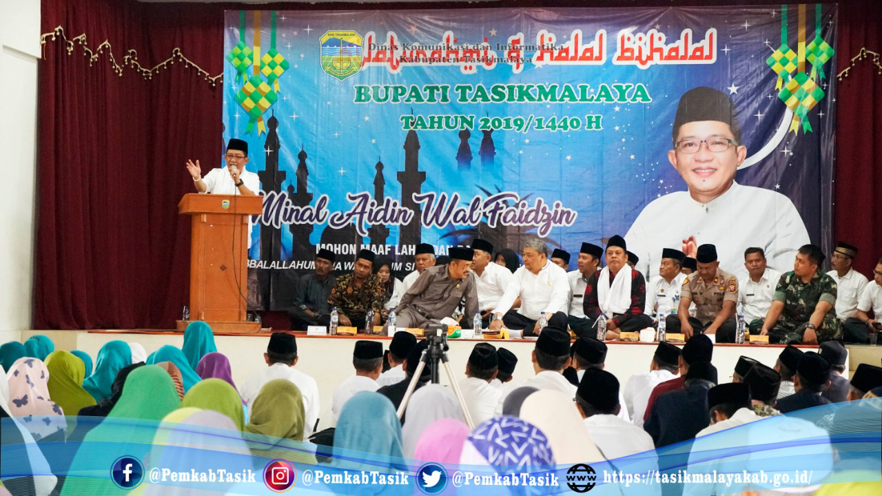BUPATI TASIKMALAYA HALALBILHALAL KE EKS KEWADANAAN TARAJU
