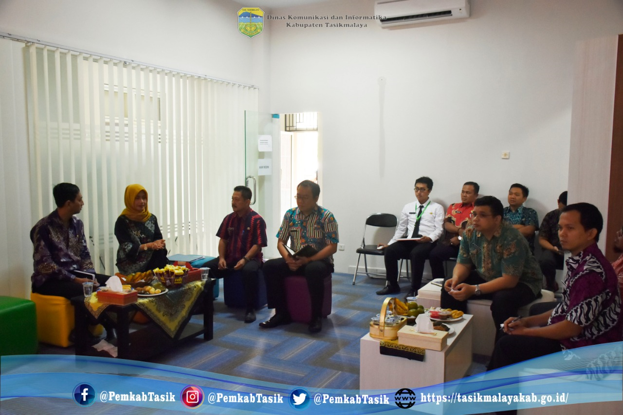 DISKOMINFO KAB. TASIKMALAYA MENERIMA KUNJUNGAN KERJA DISKOMINFO PROVINSI JAWA BARAT