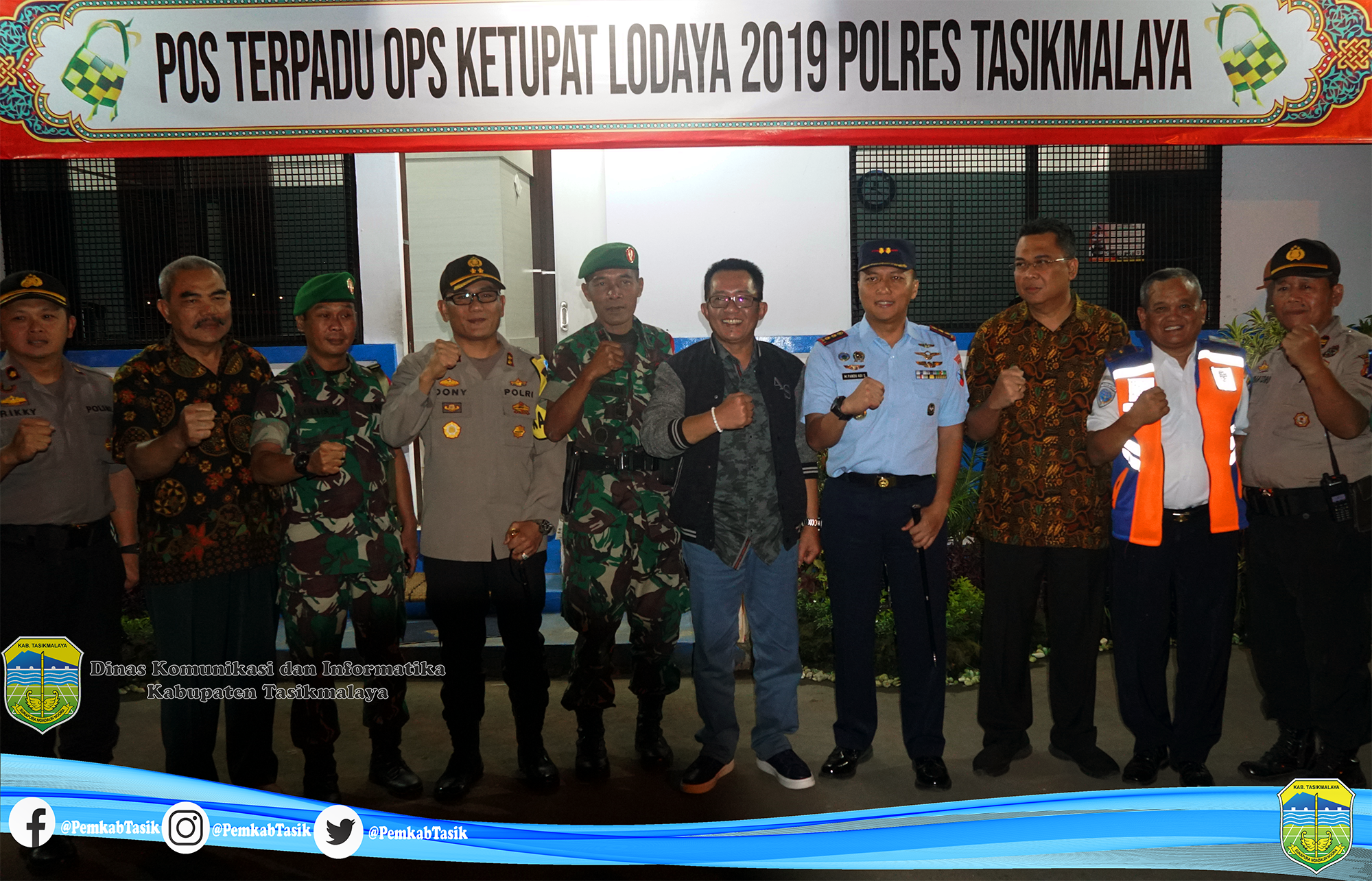 BUPATI TASIKMALAYA MONITORING KESIAPAN MENJELANG IDUL FITRI 1440 HIJRIYAH