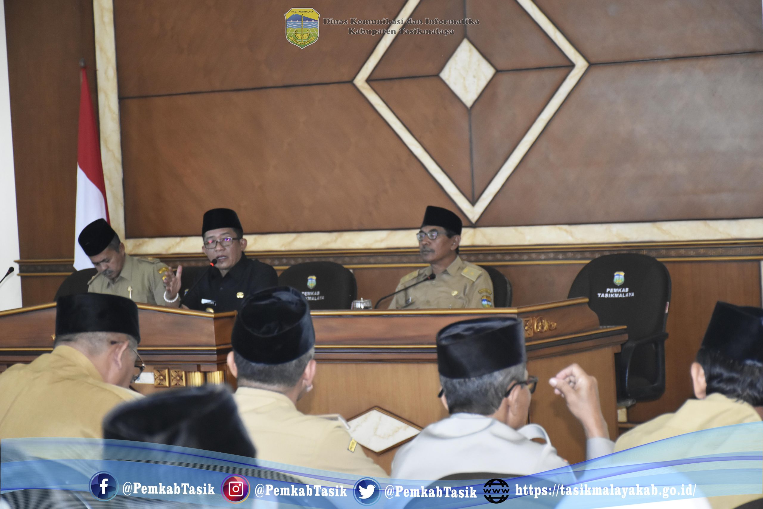TINDAK LANJUT RAPAT PARIPURNA, BUPATI TASIKMALAYA KONSOLIDASI DENGAN PIMPINAN SKPD