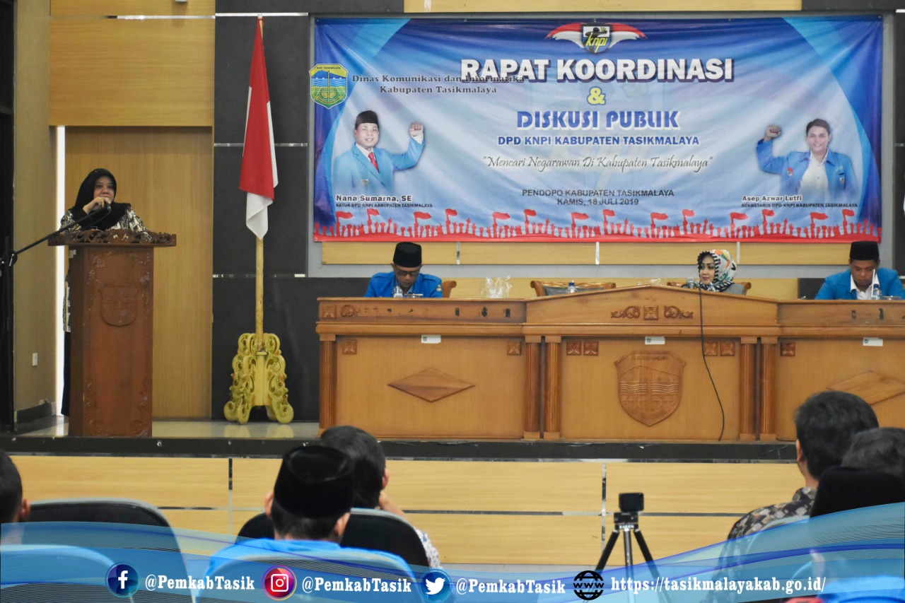 RAPAT KOORDINASI DAN DISKUSI PUBLIK DPD KNPI KAB TASIKMALAYA