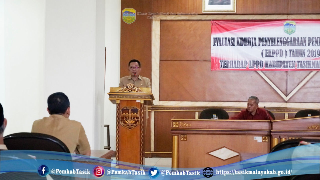 BUPATI TASIKMALAYA MENERIMA TIM EKPPD PROVINSI JAWA BARAT TAHUN 2019