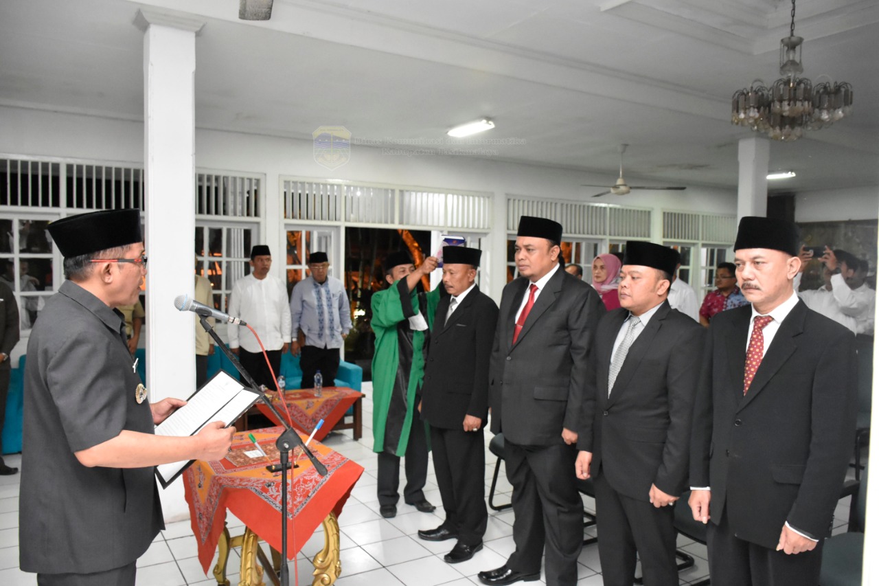 KHIDMAT PELANTIKAN DEWAN PENGAWAS DAN DIREKSI PDUP KABUPATEN TASIKMALAYA