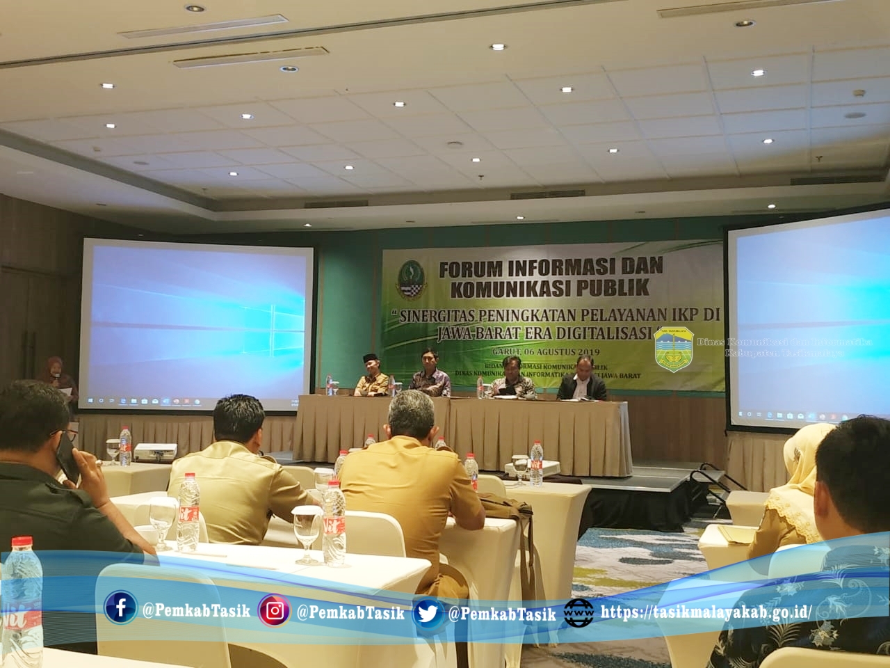 DISKOMINFO KAB. TASIKMALAYA MENGHADIRI FORUM INFORMASI DAN KOMUNIKASI PUBLIK SE- JAWA BARAT