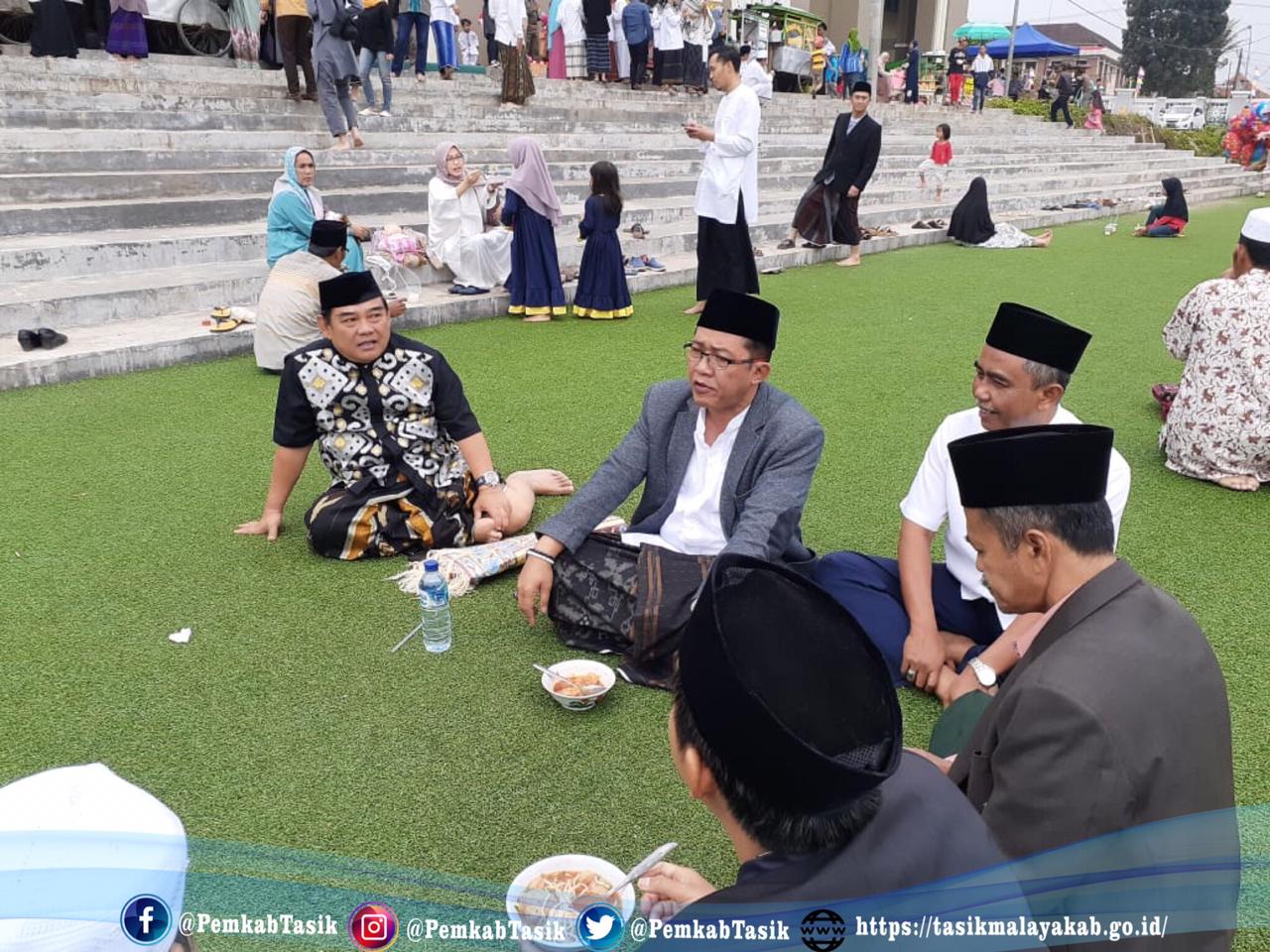 KEKHIDMATAN IDUL ADHA 1440 H DI MASJID AGUNG BAITURROHMAN KAB TASIKMALAYA
