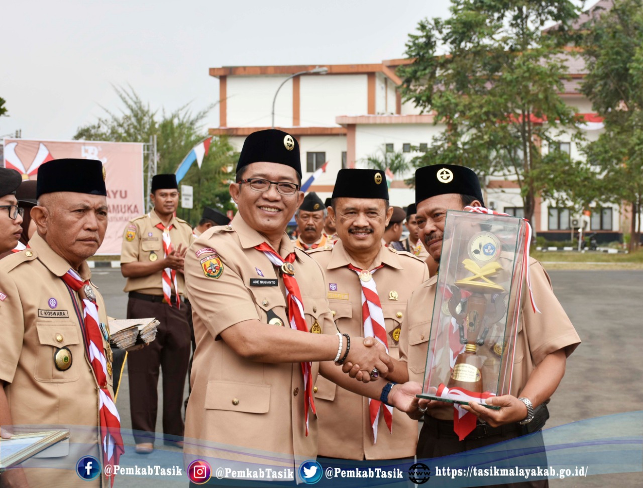 BUPATI TASIKMALAYA: TERUSLAH BERKREASI, BERKARYA DALAM GERAKAN PRAMUKA
