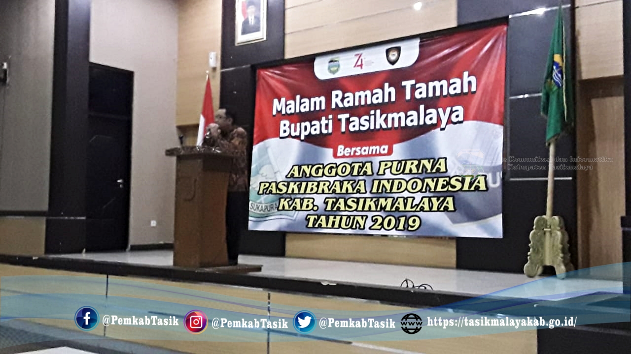 MOTIVASI BUPATI TASIKMALAYA UNTUK  ANGGOTA PURNA PASKIBRAKA INDONESIA KAB. TASIKMALAYA