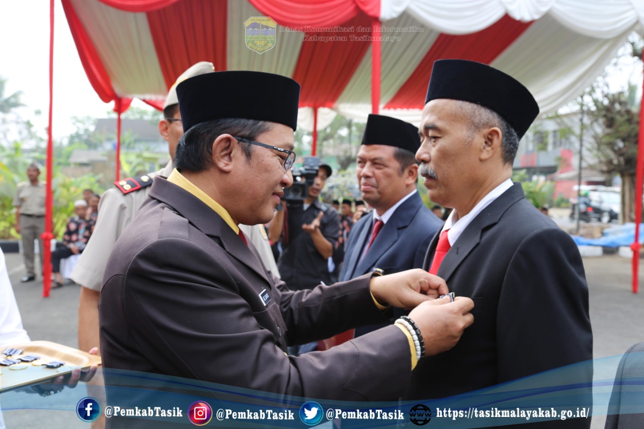 BUPATI TASIKMALAYA MENJADI INSPEKTUR UPACARA HUT AGRARIA DAN TATA RUANG NASIONAL 2019 TINGKAT KAB. TASIKMALAYA