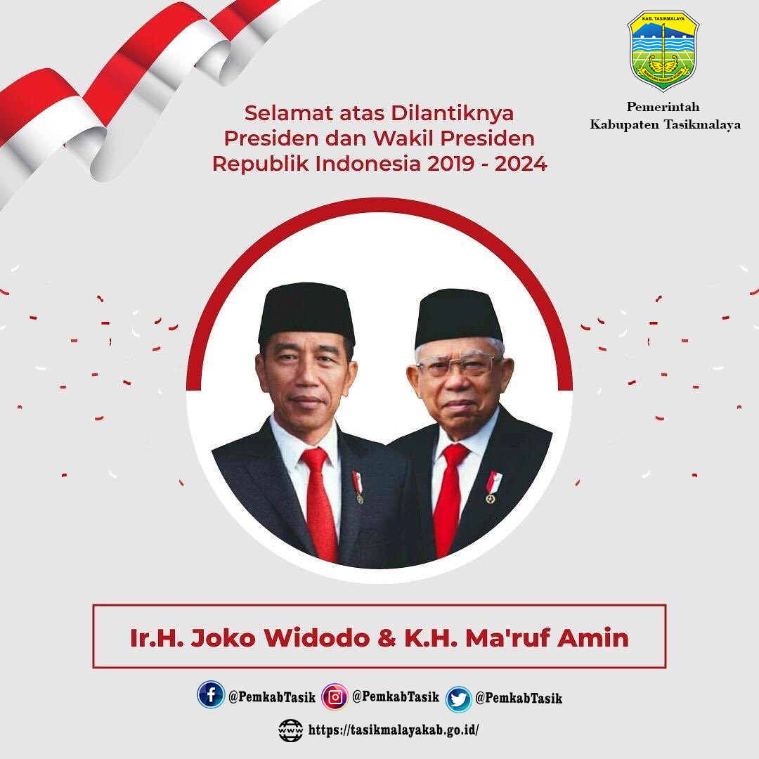 PELANTIKAN PRESIDEN DAN WAKIL PRESIDEN REPUBLIK INDONESIA PERIODE 2019-2024