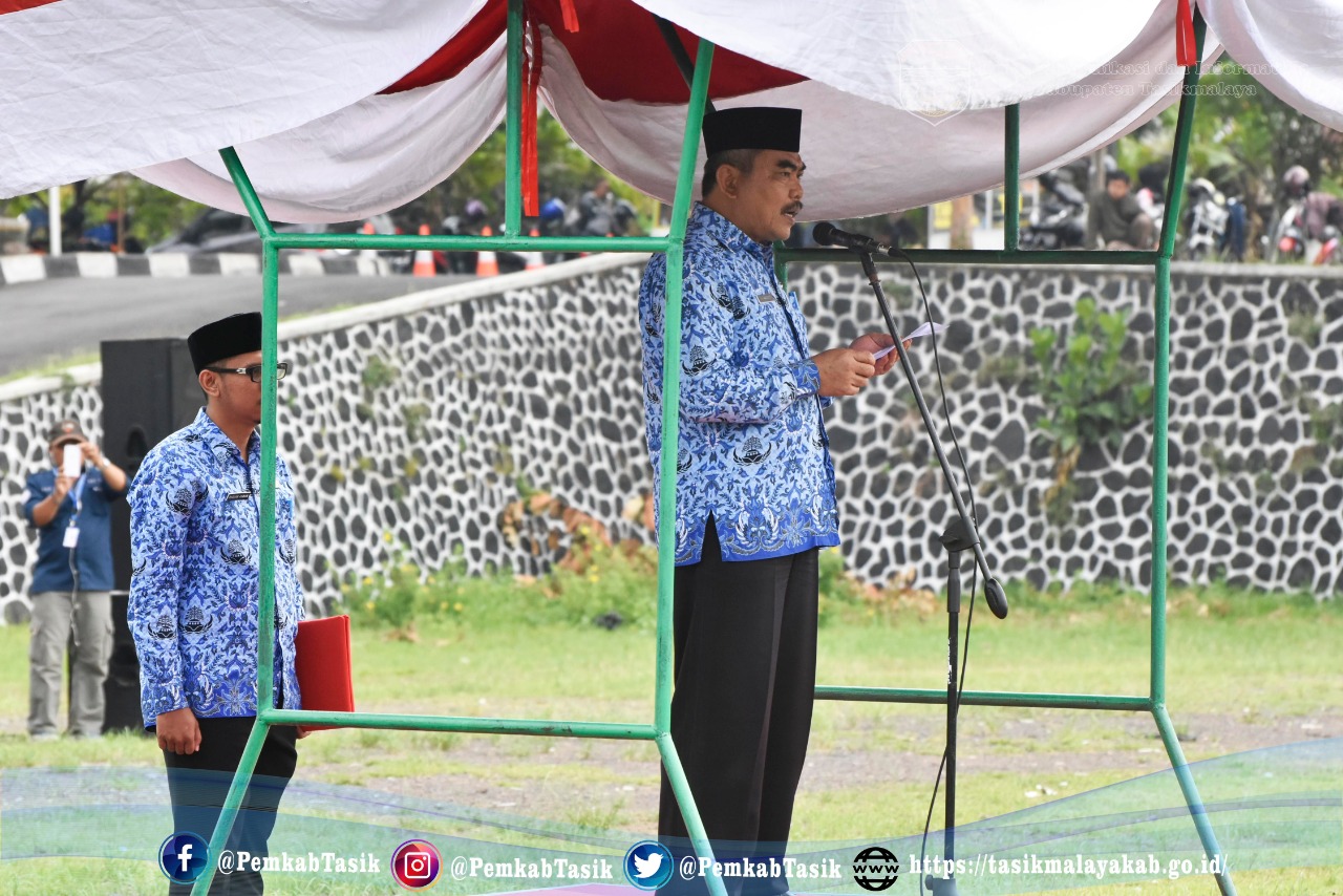 UPACARA HUT KORPRI KAB TASIKMALAYA BERLANGSUNG KHIDMAT