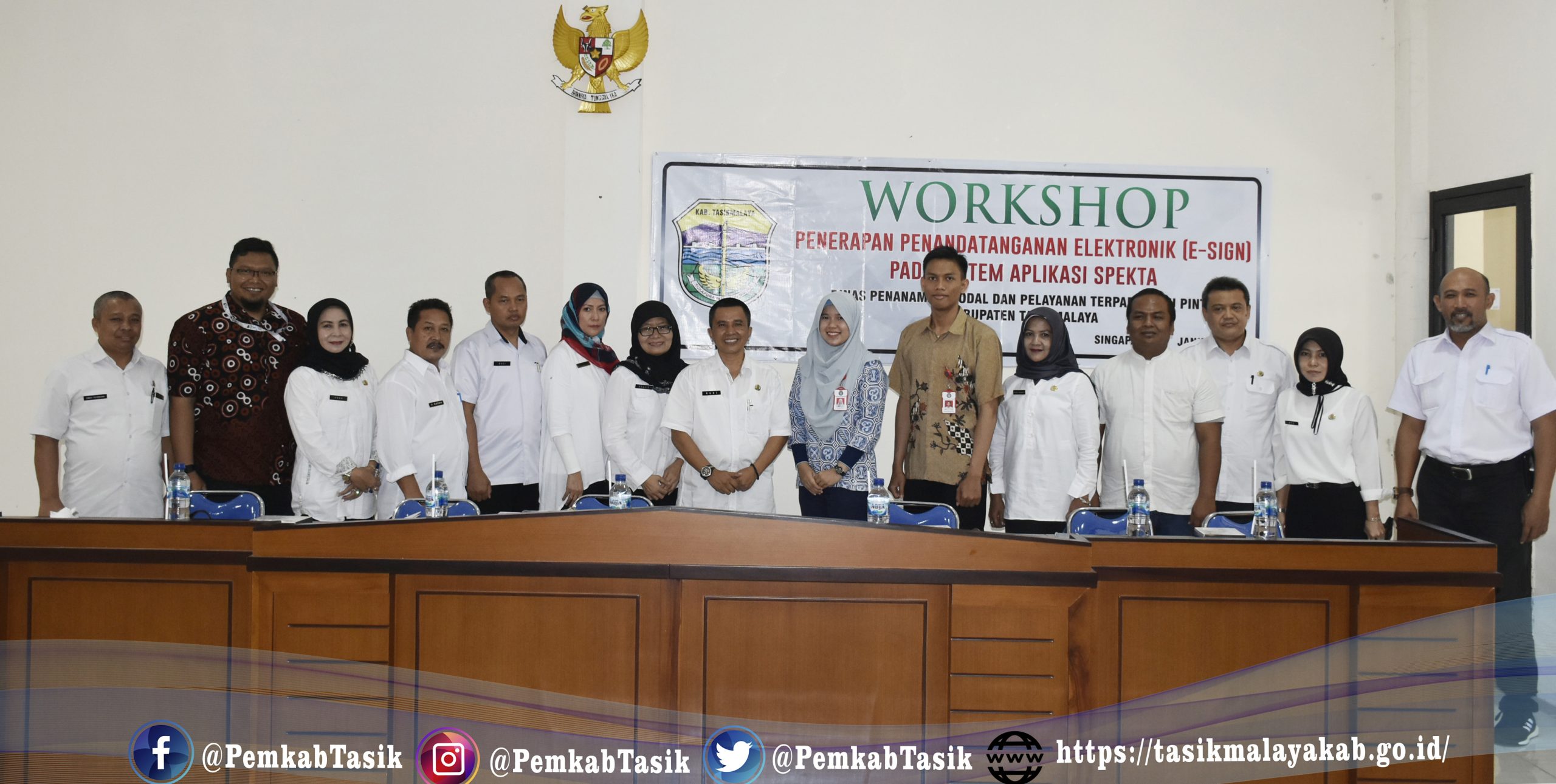 WORKSHOP PENERAPAN PENANDATANGANAN ELEKTRONIK (E-SIGN) PADA SISTEM APLIKASI SPEKTA