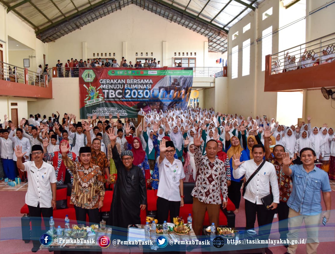 PEMKAB TASIKMALAYA GELAR TELECONFERENCE GERAKAN BERSAMA MENUJU ELIMINASI TBC 2030