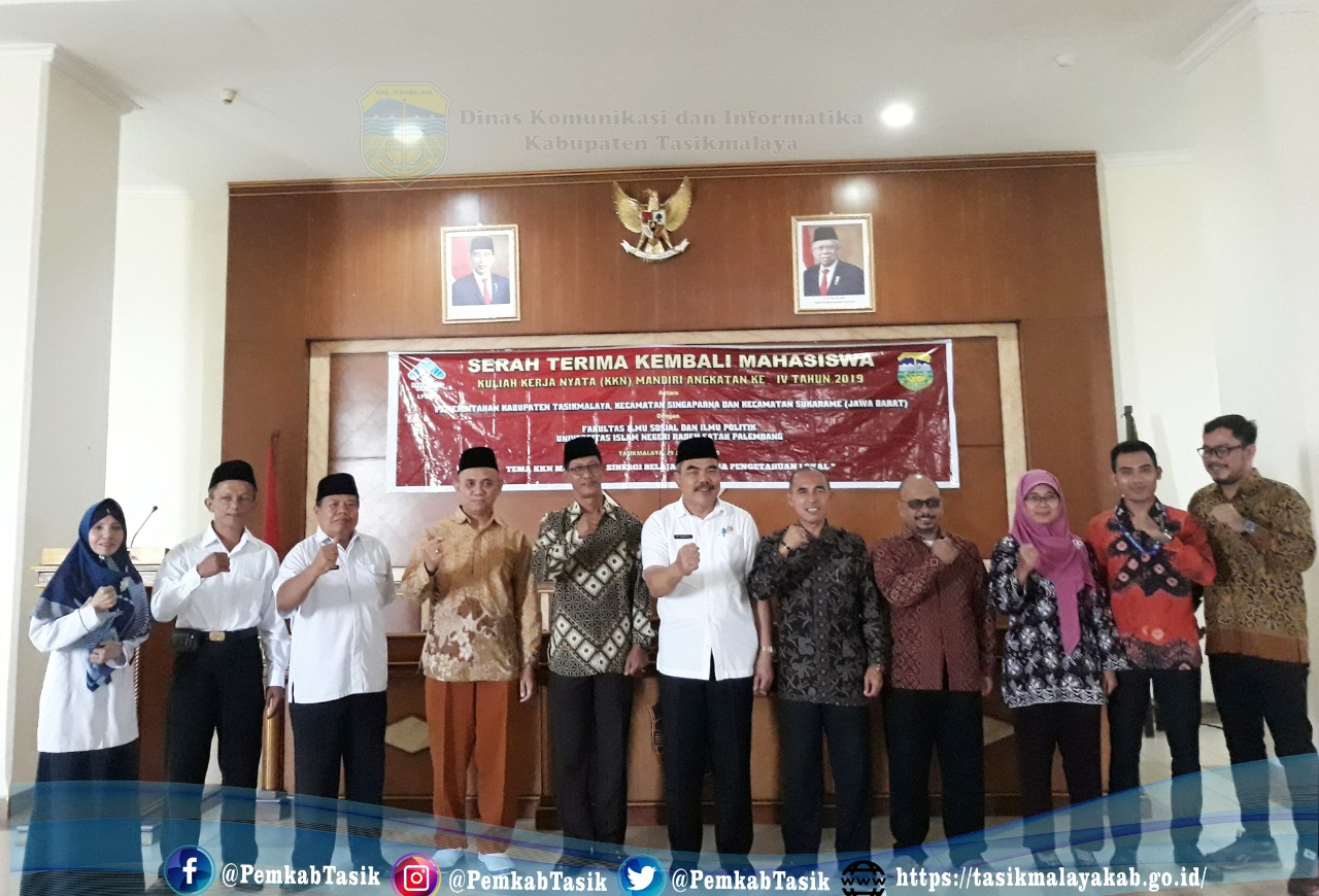 109 MAHASISWA KKN UIN RADEN FATAH PALEMBANG DILEPAS ASISTEN ADMINISTRASI UMUM
