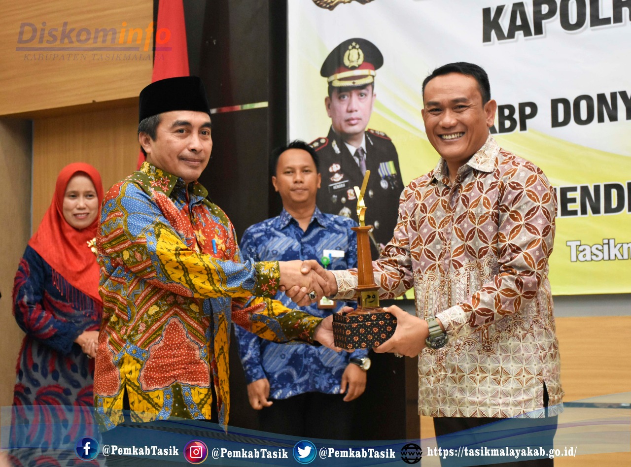 SEKRETARIS DAERAH KABUPATEN TASIKMALAYA HADIRI PISAH SAMBUT KAPOLRES TASIKMALAYA