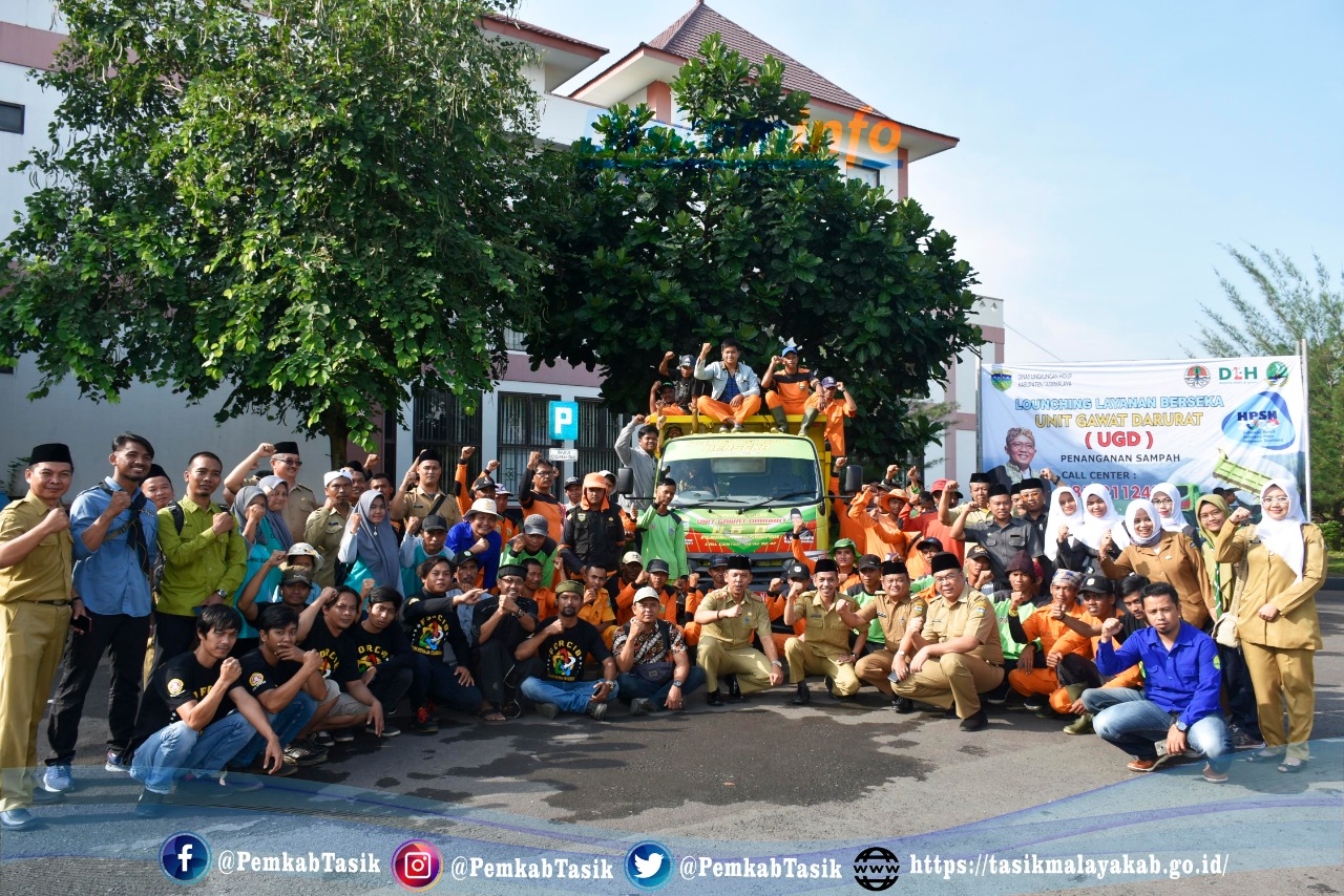 PERINGATI HARI PEDULI SAMPAH NASIONAL, PEMKAB TASIK LAUNCHING TASIK BERSEKA