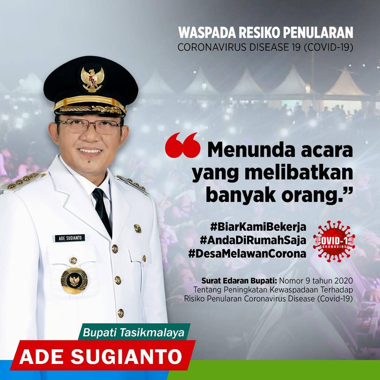 Tingkatkan Kewaspadaan Terhadap Resiko Penularan Coronavirus Disease 19 (COVID-19)
