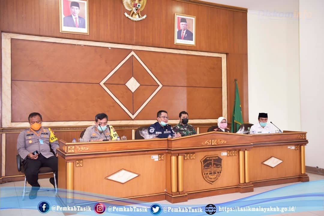 RAKOR GUGUS TUGAS PERCEPATAN PENANGANAN COVID-19 KAB. TASIKMALAYA