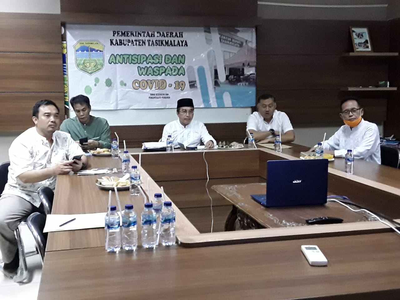VIDEO CONFERENCE PEMDA KAB. TASIKMALAYA BERSAMA KEMENDAGRI TERKAIT REFOCUSSING ANGGARAN