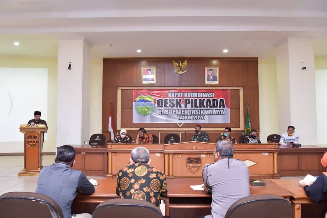 SEKDA KAB. TASIKMALAYA PIMPIN RAKOR DESK PILKADA 2020