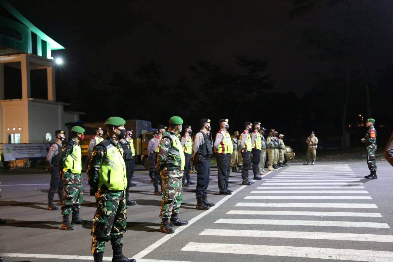 GUGUS TUGAS COVID 19 KAB TASIKMALAYA GELAR PATROLI TERTIB AKB