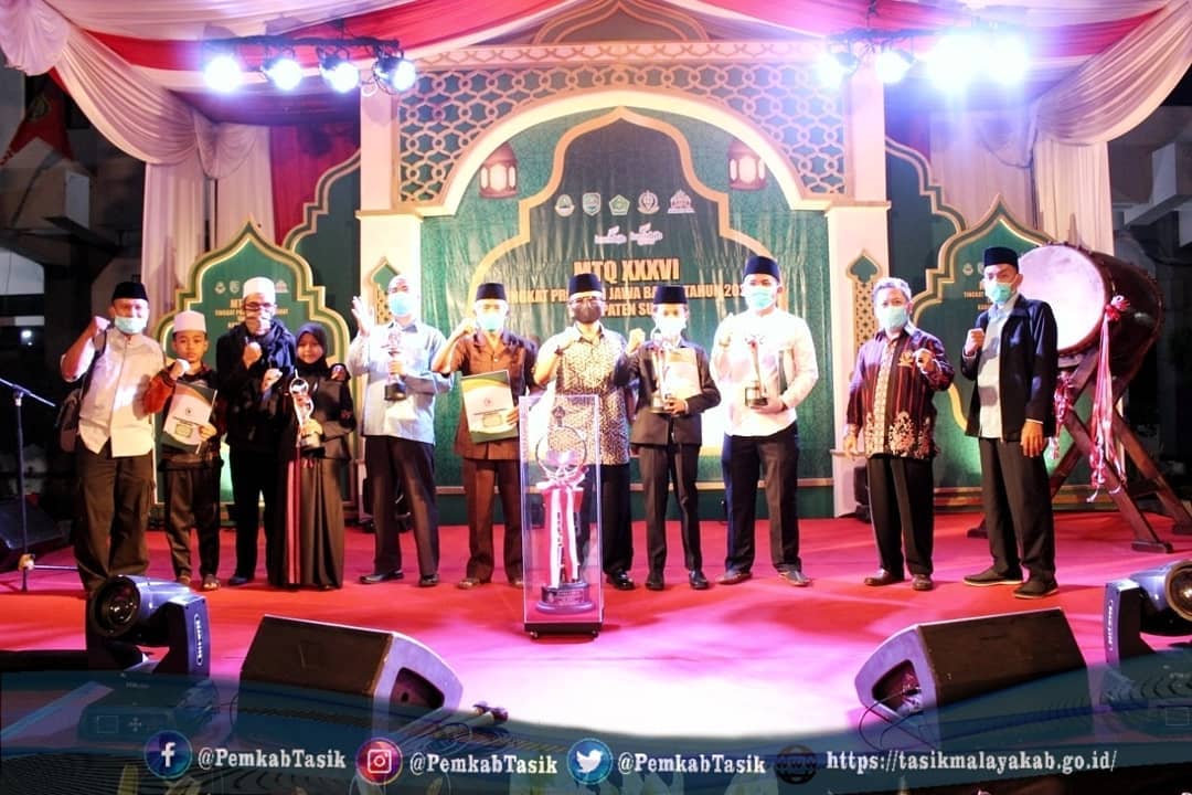 KABUPATEN TASIKMALAYA NAIK PERINGKAT PADA GELARAN MTQ KE- 36 TINGKAT PROVINSI JAWA BARAT TAHUN 2020