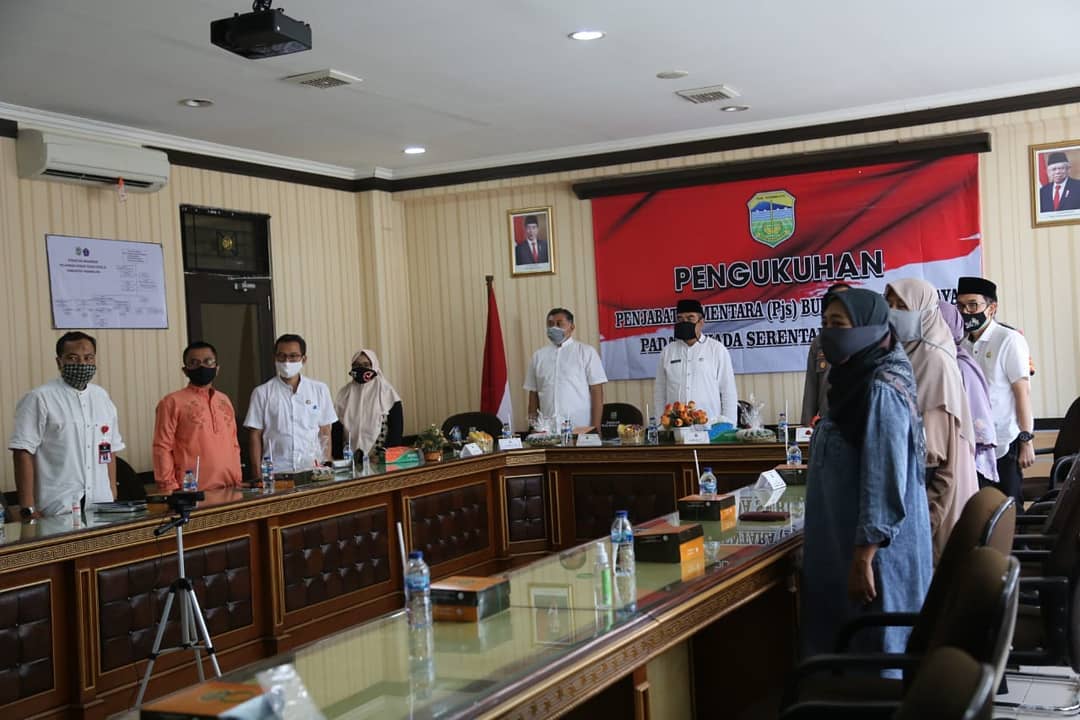 PENGUKUHAN PENJABAT SEMENTARA BUPATI TASIKMALAYA PADA PILKADA SERENTAK TAHUN 2020