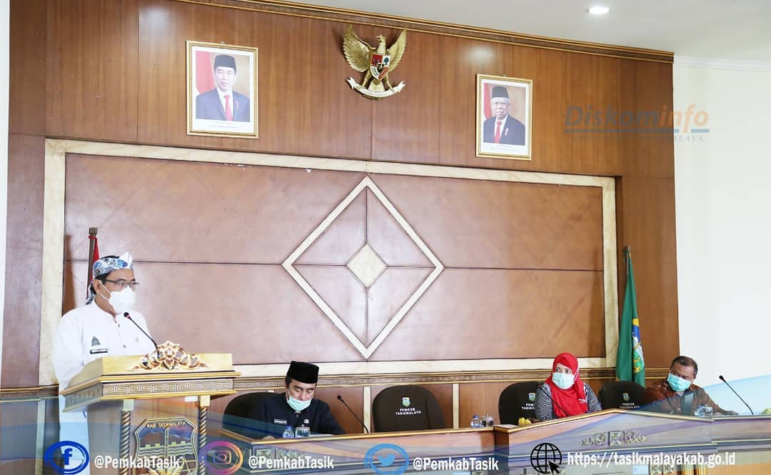 PJS BUPATI TASIKMALAYA TERIMA KUNKER BPK RI