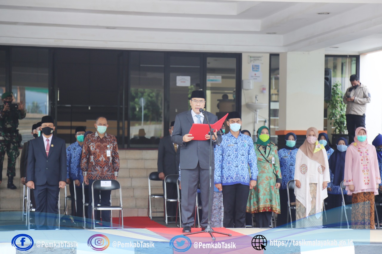 PJS. BUPATI TASIKMALAYA HADIRI HARI KESAKTIAN PANCASILA 2020
