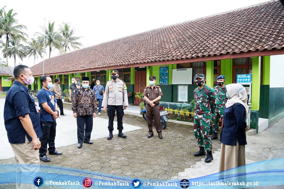 PEMDA KAB. TASIKMALAYA DAN FORKOPIMDA LAKUKAN MONITORING PELAKSANAAN PILKADA SERENTAK