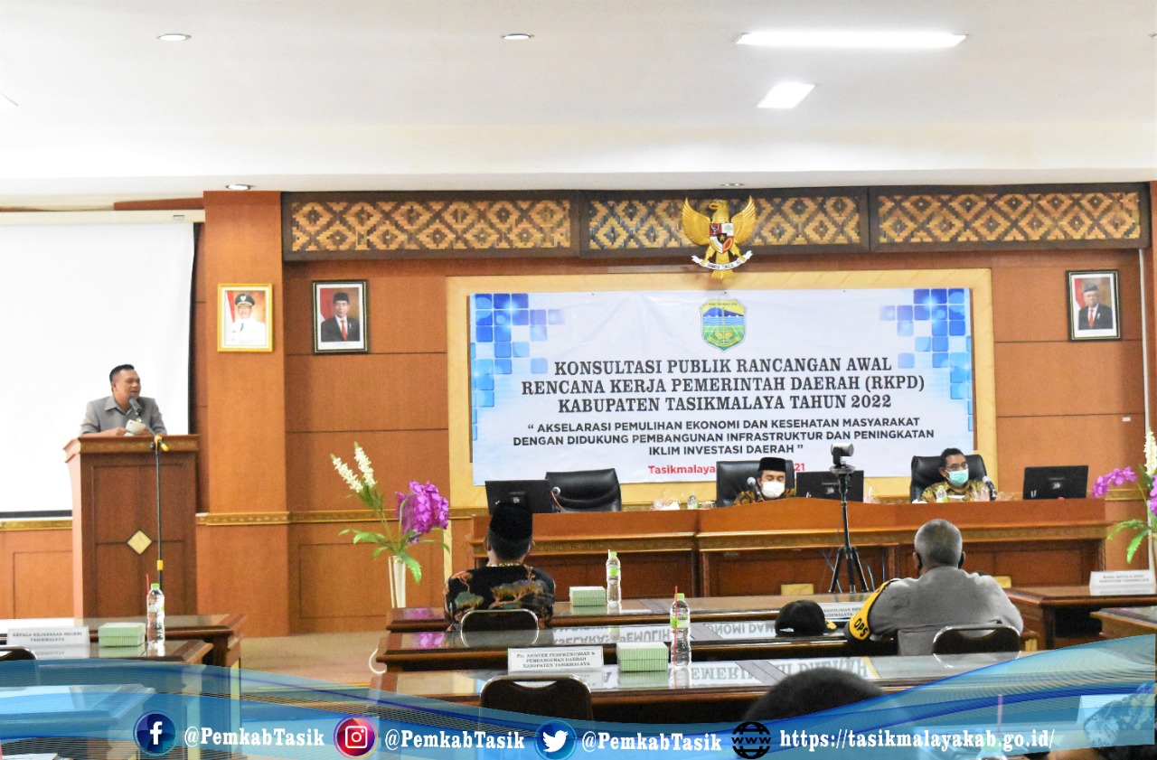 PEMDA KAB. TASIKMALAYA ADAKAN KONSULTASI PUBLIK RKPD TAHUN 2022