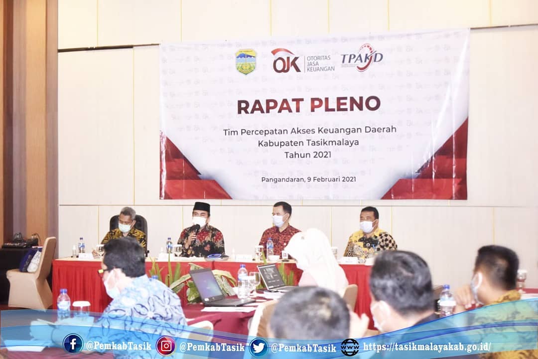 RAPAT PLENO TPAKD KAB. TASIKMALAYA TAHUN 2021