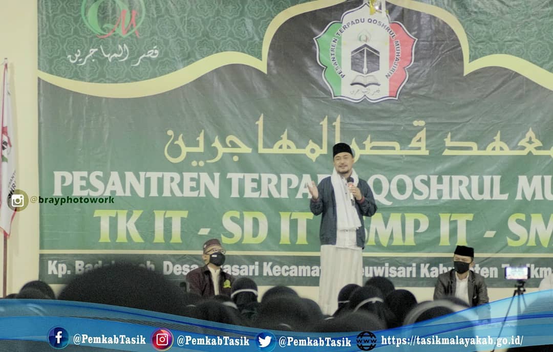 SILATURAHIM WABUP DENI KE PONPES QOSHRUL MUHAJIRIN