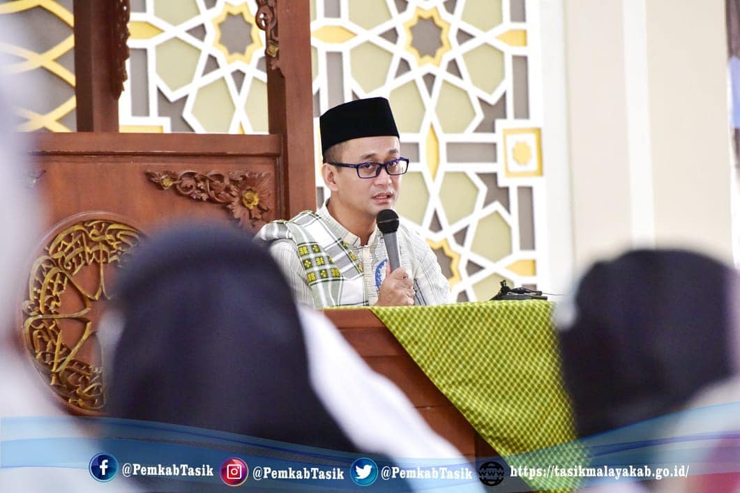 PENGAJIAN RUTIN BULANAN ASN DAN PERINGATAN NUZULUL QURAN 1442H TINGKAT KAB. TASIKMALAYA