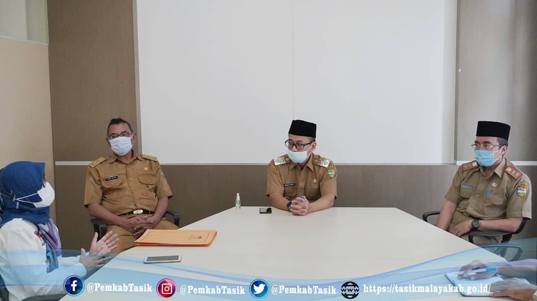 WAKIL BUPATI AUDIENSI DENGAN KPU KAB. TASIKMALAYA