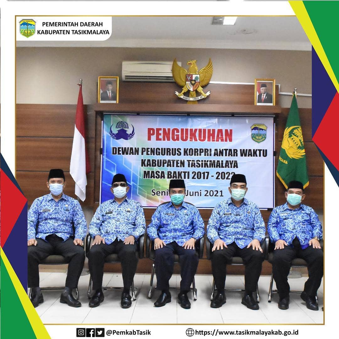 PENGUKUHAN DEWAN PENGURUS KORPRI ANTAR WAKTU KAB. TASIKMALAYA MASA BAKTI 2017-2022
