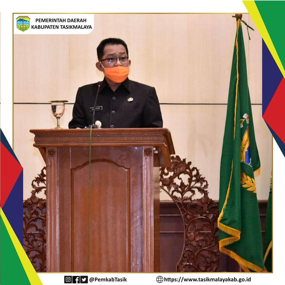 BUPATI ADE HADIRI PARIPURNA PERSETUJUAN BERSAMA RAPERDA PERUBAHAN KEDUA ATAS PERATURAN DAERAH NOMOR 7 TAHUN 2016 MENJADI PERDA