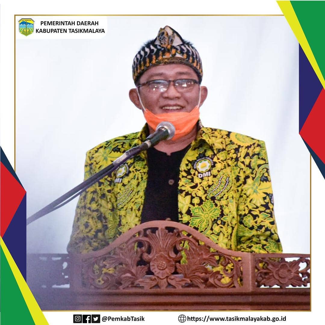 BUPATI ADE IKUTI MILAD DAN RAKOR DMI SE-KAB. TASIKMALAYA