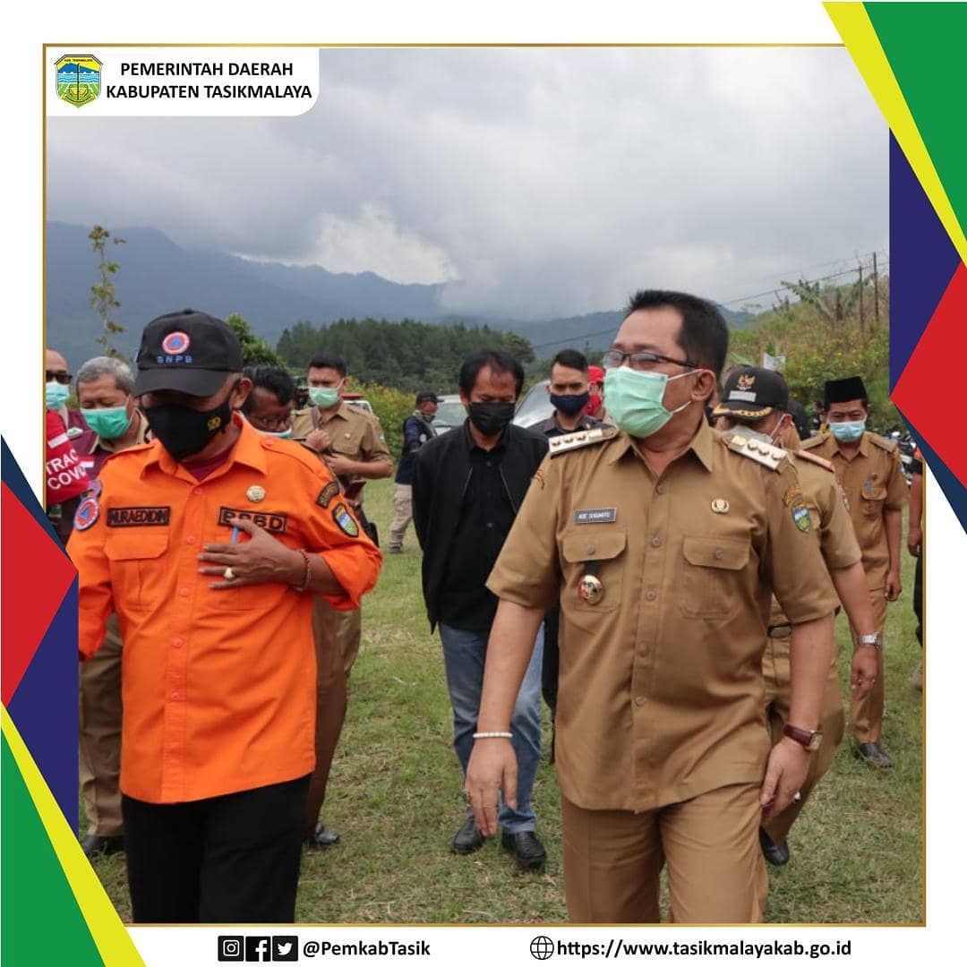 BUPATI ADE SUGIANTO HADIRI ACARA PERESMIAN KAMPUNG SIAGA BENCANA DESA KADIPATEN