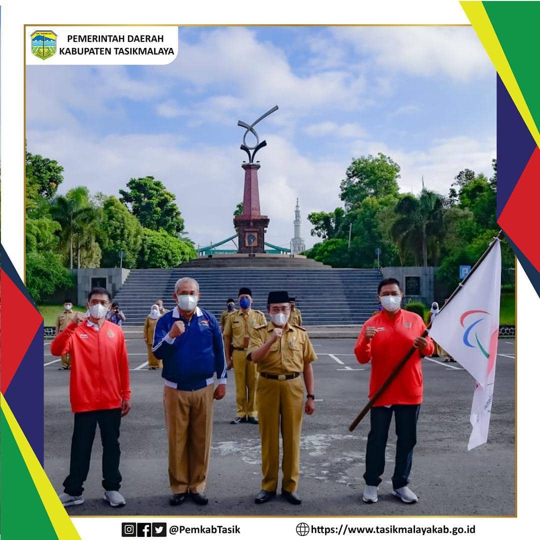 PELEPASAN ATLET KAB. TASIKMALAYA UNTUK PARALYMPIC GAMES 2021 TOKYO JEPANG