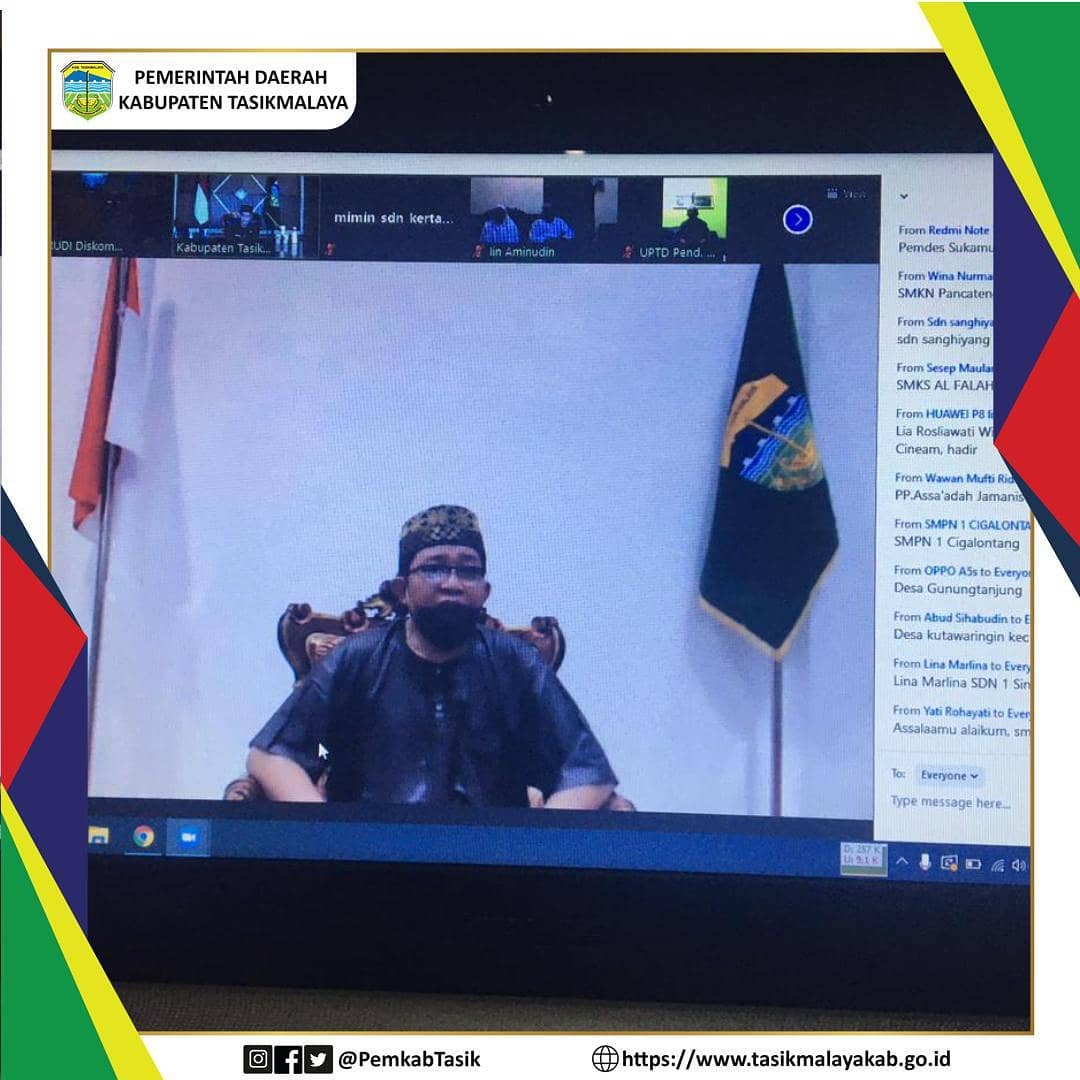 PEMDA KAB TASIKMALAYA GELAR DOA BERSAMA & PEMBACAAN Q.S YASIN SECARA VIRTUAL
