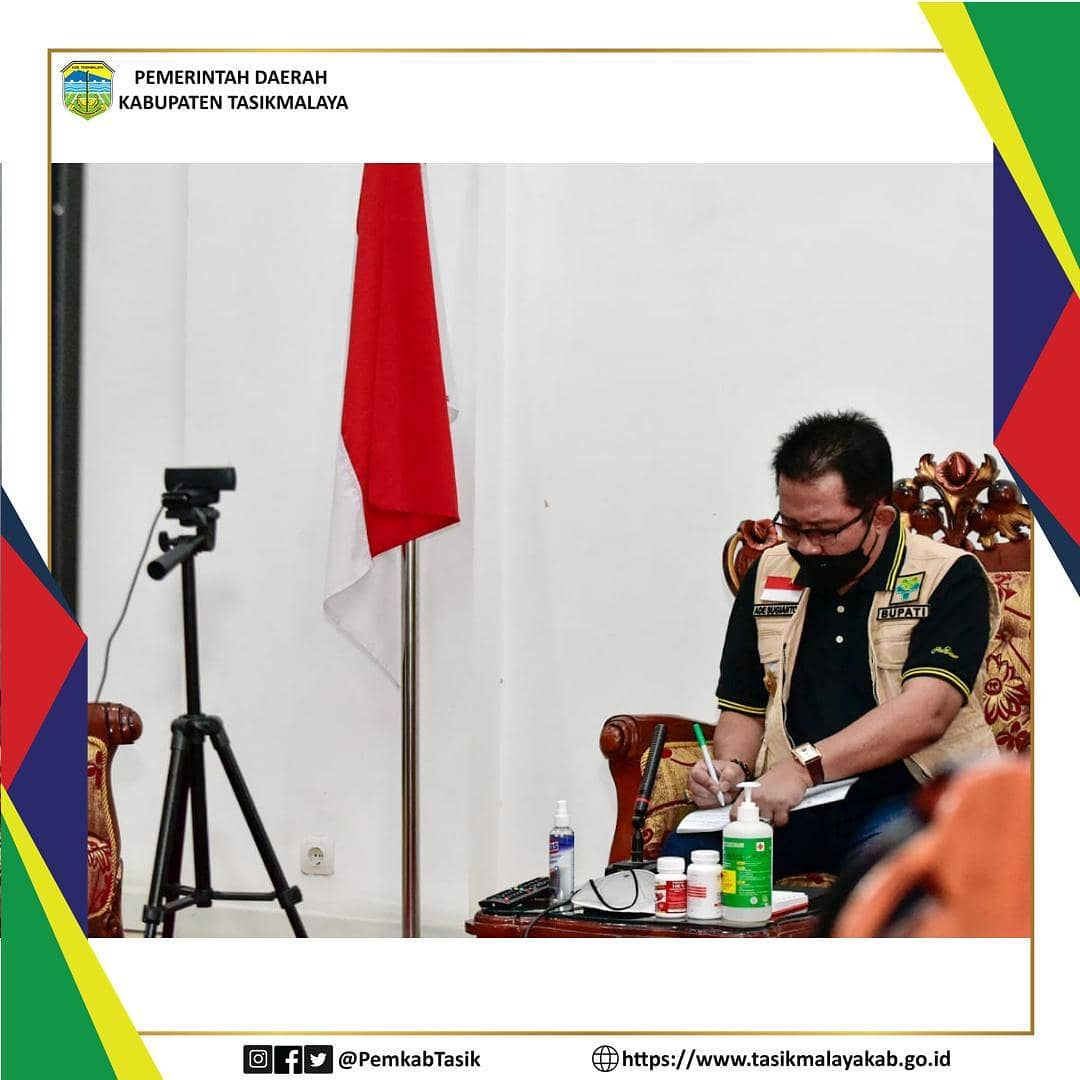 BUPATI TASIKMALAYA PIMPIN RAKOR PENANGANAN COVID-19 DAN PEMULIHAN EKONOMI