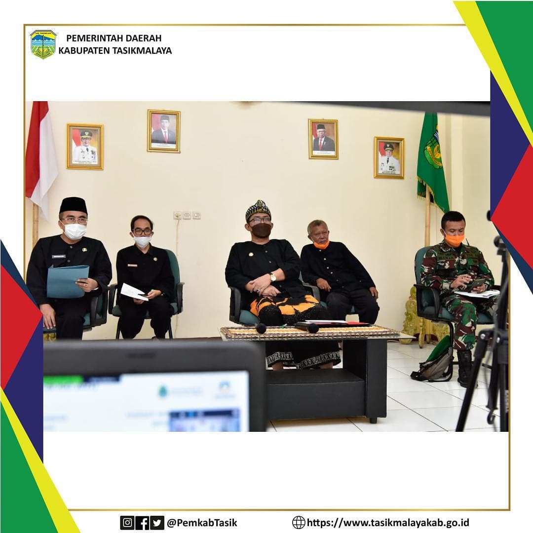 BUPATI HADIRI RAKOR PENANGANAN COVID-19 DAN PEMULIHAN EKONOMI JAWA BARAT