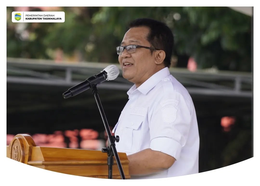 Bupati Ade Sugianto Beri Arahan Pada Apel Siaga Pengawas Pemilu Se-Kabupaten Tasikmalaya