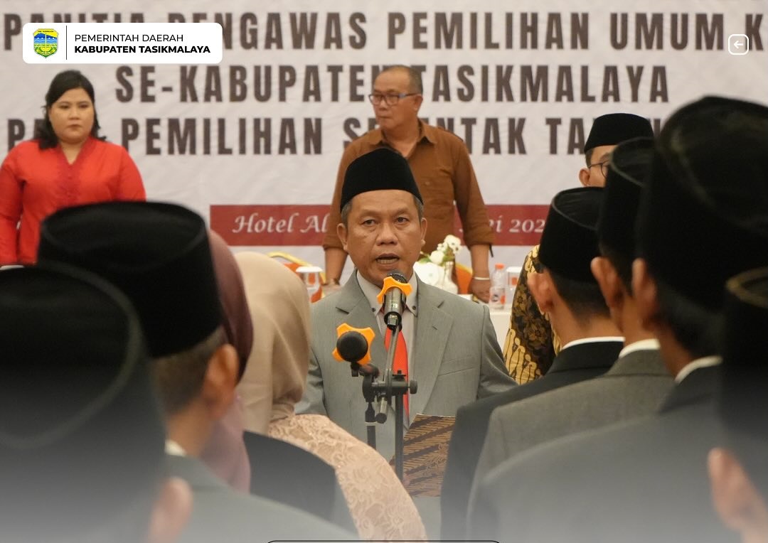 Pelantikan Dan Pengambilan Sumpah Anggota Panwascam Se-Kabupaten Tasikmalaya